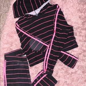 Stripped Pink/Black SET💗